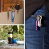 Outdoor Notfall Pfeife Multifunktions Überleben Training Pfeife Camping Wandern Überleben Sport Anti Verlieren Pfeife Schlüssel