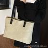 Commuting To Work Large-capacity Bag Women's 2025 New Retro Soft Leather Fashion Tote Bag Simple Texture Shoulder Bag