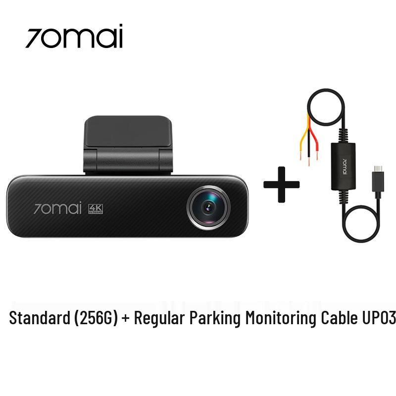70mai M800 4K Nachtsicht Dashcam: Doppelaufnahme vorne/hinten mit 4G-Fernüberwachung & Parküberwachung.