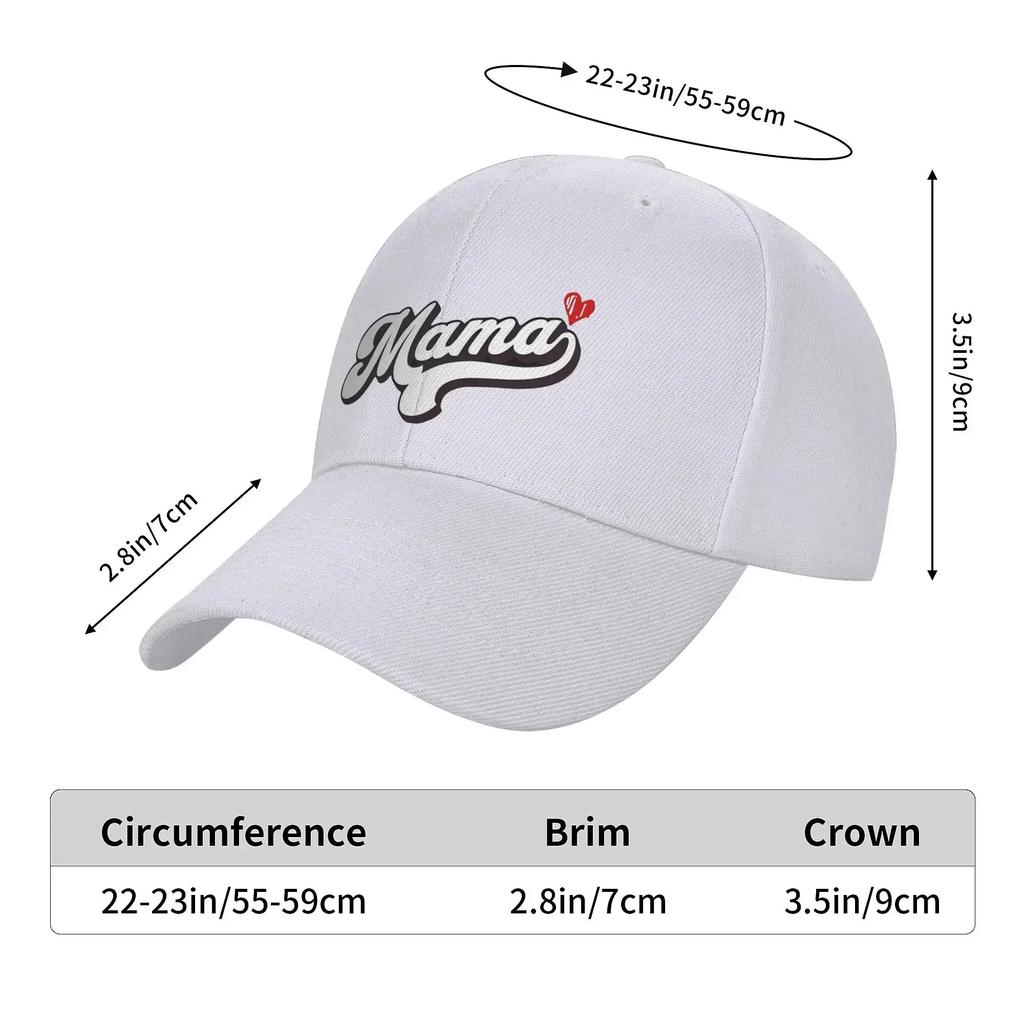 Mama Logo Hat Men Women Casual Wear Letter Golf Hat Adjustable
