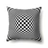 Gray Nordic Retro Ins Light Luxury Polyester Pillowcase Car Decoration Home Printed Waist Rest Pillowcase