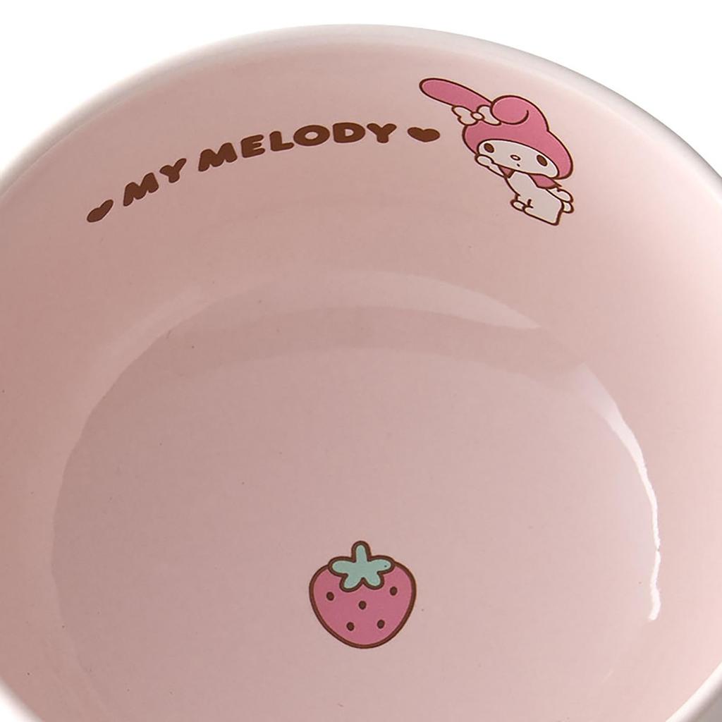 Sanrio Ceramic Rice My and Dryer 358533 Bowl, Melody, Microwave, Dishwasher, Safe,