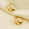 2026 Stud Earrings Niche High Sense 18K Real Gold Temperament Fashion Earrings