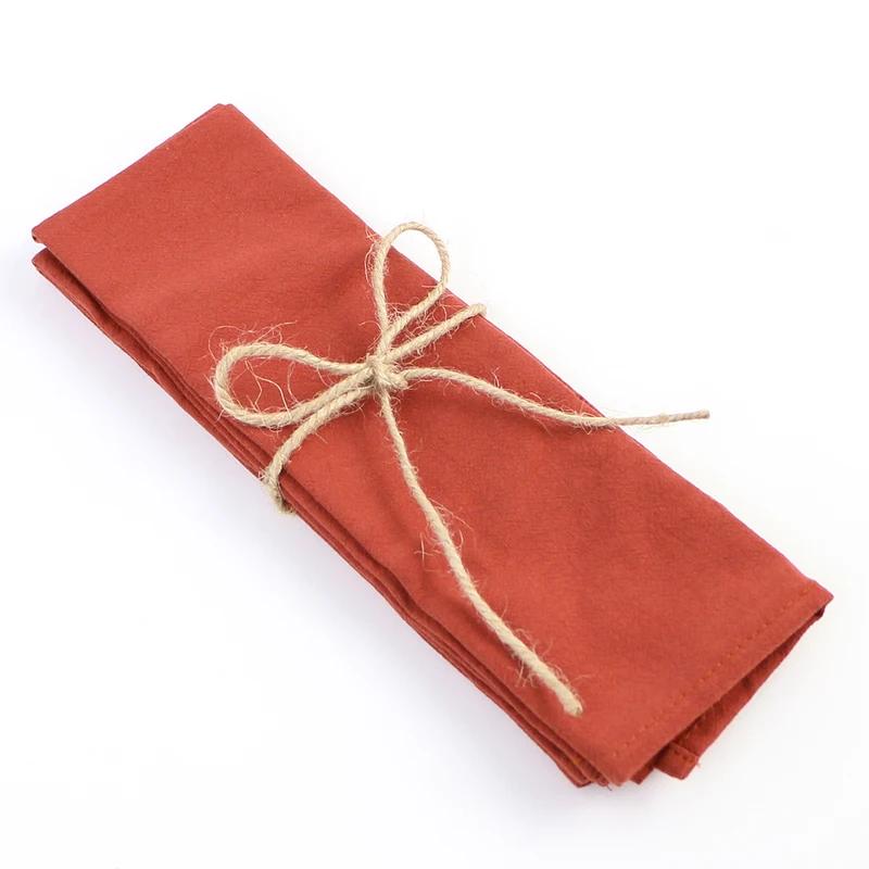 20PC Christmas Green Red Cotton Cloth Napkins 30X45cm Dinner Washable Napkins With Hemmed Edges For Restaurant Wedding And Hotel