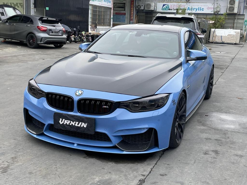 GTS Style Aluminum Engine Hood with Openings for 2014-2020 BMW M3 M4 F80 F82