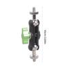 1/4inch Ball Head Joint Base Double Socket Arm Extension Arm Motorcycle Bike Phone Mount Action Camera Lighting Equipment