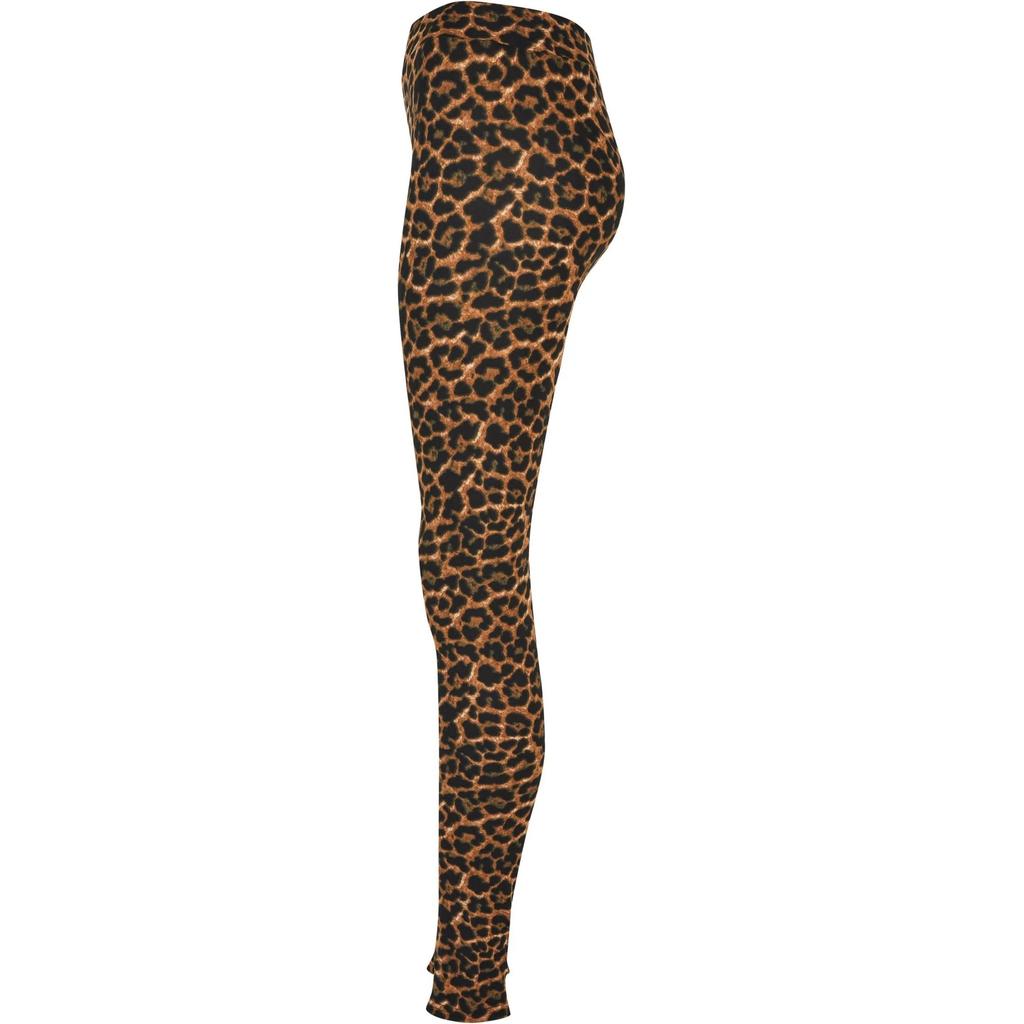 Urban Classics Womens/Ladies Soft Leopard Print Leggings