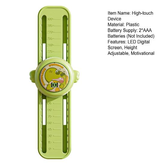 High Jump Counter for Kids Girls LED Display Adjustable Height High Jump Progress Tracking Tool Growth Chart Equipment Gifts
