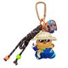 Cute Straw Hat Capybara Keychain Capibara Bag Pendant Funny Car Key Ring  Schoolbag Bag Decorations