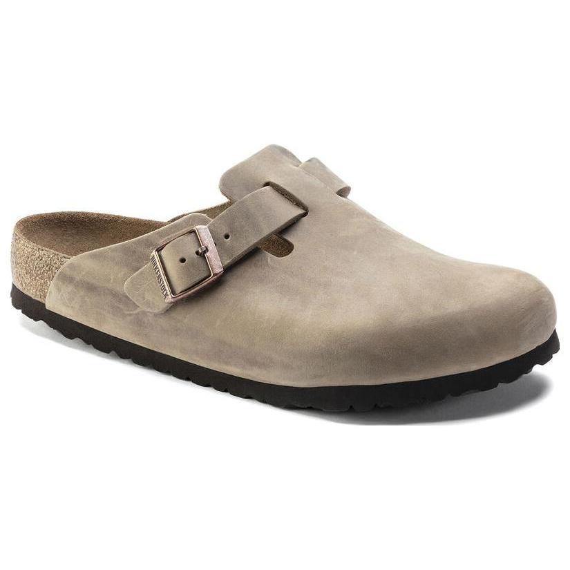 Birkenstock Boston No Special Function Closed Toe Slippers Unisex Light Coffee 1018147