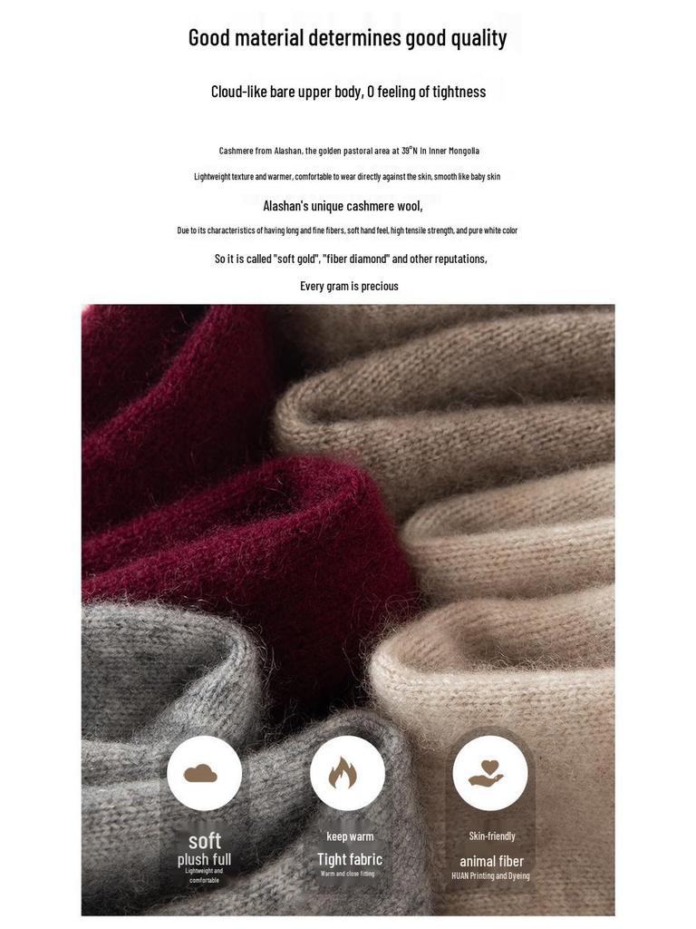Men's Cashmere Polo Collar Sweater, Solid Color Knitwear, Long Sleeve Button-Up Pullover for Autumn/Winter