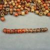 Louleur Big Hole Natural Wooden Beads For Jewelry Making  Fit Necklace Bracelet Charm Stripes Loose Wood Abacus Bead