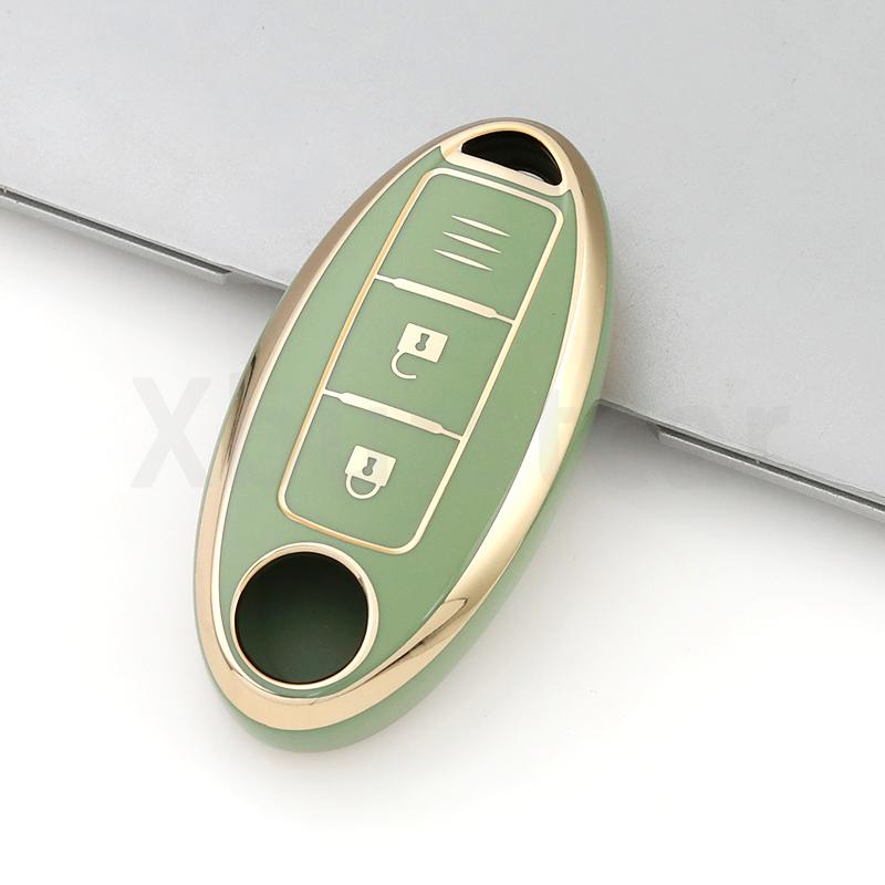 3 Buttons For Nissan Qashqai Juke J10 J11 X-Trail T32 T31 Kicks Tiida Pathfinder Note TPU Car Remote Key Case Cover Shell Fob