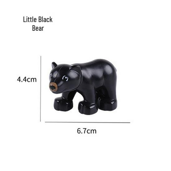 Gegele Lego-Compatible Building Blocks: Large Particles & Small Animal Accessories - Ocean, Zoo, Dinosaur Educational Toys