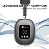 Head-mounted Touch Screen Earphones Digital Display Screen Noise Cancellation Casque Bluetooth Headphones