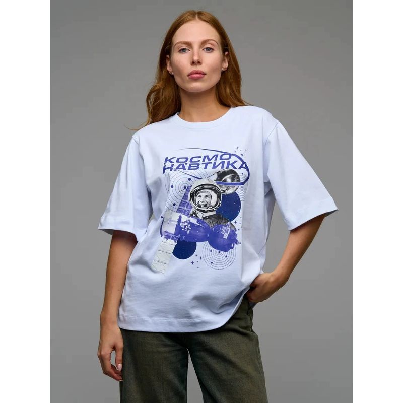 Loose Printed T-shirt Top Western Style New Loose Casual Print Letters Cotton T-shirt Top