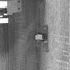 Bathroom Wall Cabinet with Mirror Grey Sonoma 60 x 21 x 60 cm