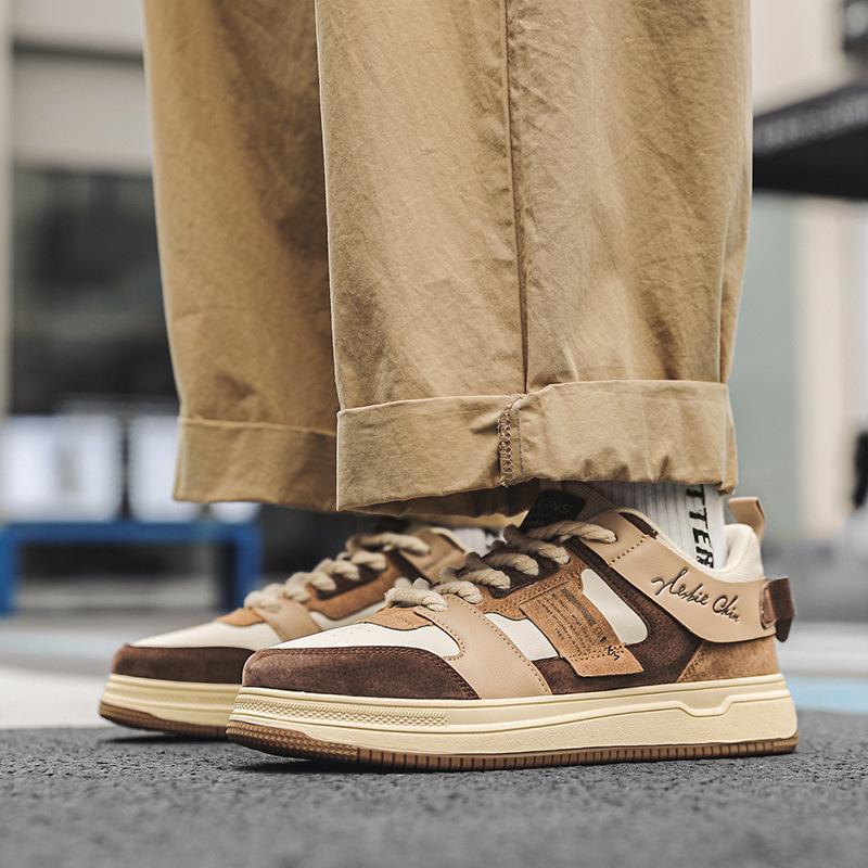 Spring Autumn Brown Chunky Men Casual Shoes Fashion High Quality Designer Sneakers Men Comfortable Men's Sneakers