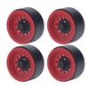 4PCS RC Beadlock Wheel Rim Set 1.9 Inch Aluminum Alloy 1 10 RC Car Wheel Hub for Axial SCX10 I II III