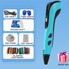 3D Kalem Çocuklar için PLA Filamentler 3D Baskı Kalemi Çocuklar DIY Çizim Kalemleri Type C Portlu Erkek Kız Noel Doğum Günü Hediyeleri