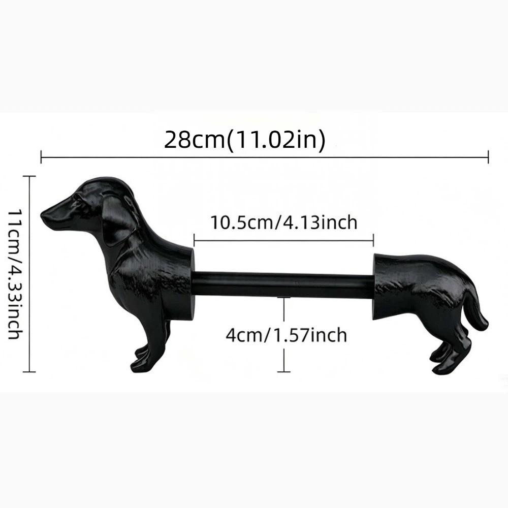 Freestanding Dachshund Paper Towel Holder 3D Printed Animal Shape Roll Holder Kitchen Countertop