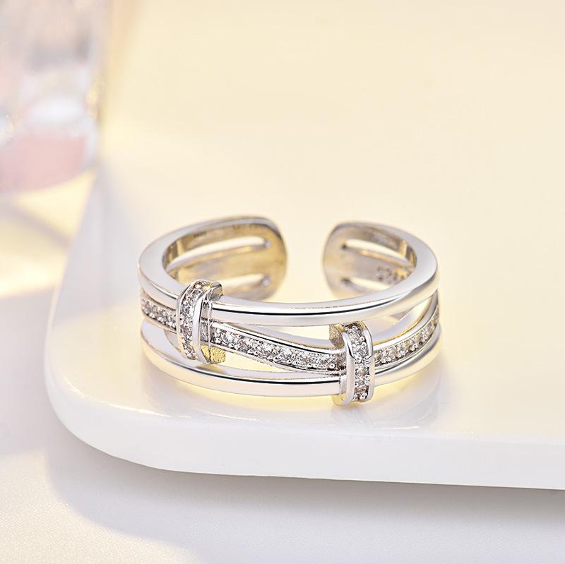 Original Copper Zircon Ring For Women Wedding Engagement Jewelry Accessories 5A Cz Rings Fashion High Quality Gift