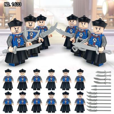 Ancient Chinese Guard Soldiers' Minifigure Building Block Toys