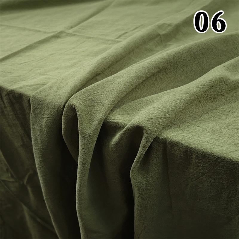 100x138cm Summer Thin Sand Washing Imitation Linen Fabric Washed Cotton Fabric DIY Sewing Hanfu Dress Shirts Background Cloth