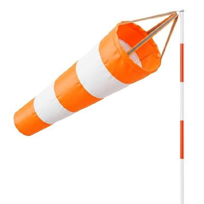 Airport Windsocks Wind Direction Measurement Sock Bag with Reflective Belt Ripstop Wind Sock Wind Direction Indicators