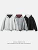 Men's 380GSM Heavyweight Hoodie Contrast Color Lining Short Wide Boxy Fit Pullover Jacket Fall Streetwear