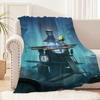 Game L-Little N-Nightmares III Blanket Soft Comfortable Nap Plush Suitable For Iiving Room Office Bedroom Birthday Home Kid Gift