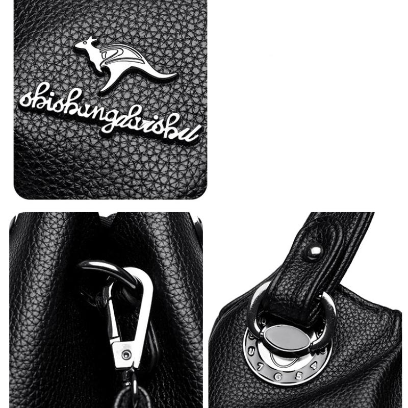 Designer Handbags Women Luxury 2025 Soft PU Leather Crossbody Shoulder Bags High Quality Vintage Tote Bag Large Capacity Famale Hand Bag