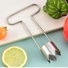 1/2Pcs Kitchen Tools T-Shaped Stainless Steel Corer Fruit Pitter For Olive Date Peach Kitchen Accessories