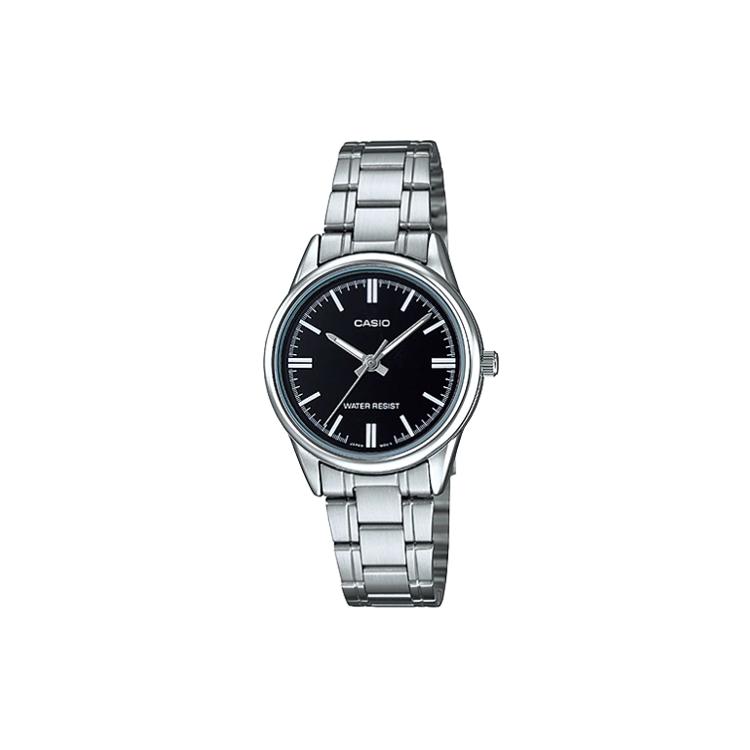 CASIO Women s Standard Series 34mm Black Watch LTP-V005D-1A LTP-V005D-1A Black Dial