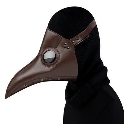 Cosplay Requisiten Lange Nase Schnabel Steampunk Vogelmaske Cartoon Plastik Pestdoktor Maske Lustige Halloween Vogelmaske Karneval
