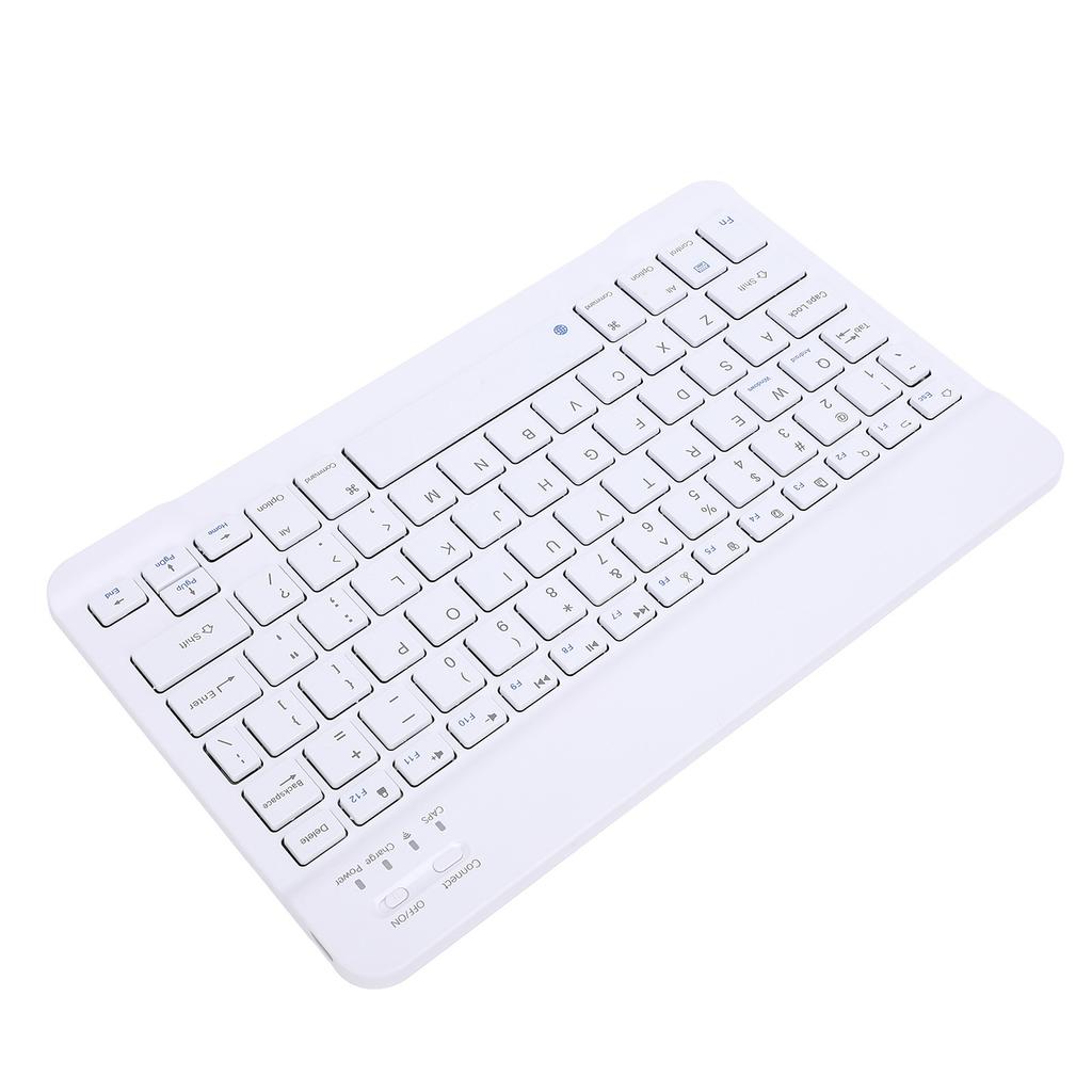 10 Zoll Ultraslim Bluetooth Tastatur 2.4G Tragbare Drahtlose Tastatur Wiederaufladbar für Tablet Telefon