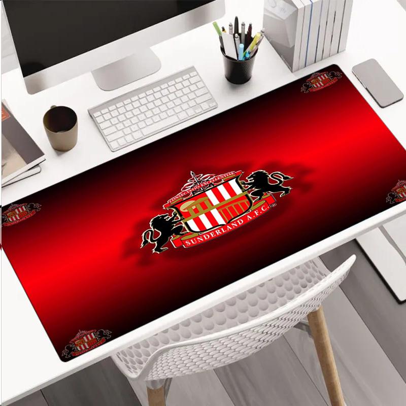 Tappetino per mouse Sunderland rest, base in gomma, tappetino da scrivania per esports, tappetino per mouse per giocatori e uso in ufficio, scrivania da gaming, tappetino facile da pulire