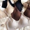 Summer Bra Women Underwear Sexy Seamless Adjustable Strap Invisible Bralette French Thin Cup Wire Free Comfort Backless Lingerie