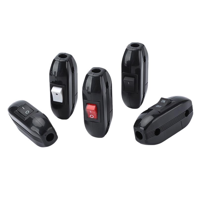 Double-Gang Dual-Control Rocker Switch with Light for Bedside and Desk Lamps