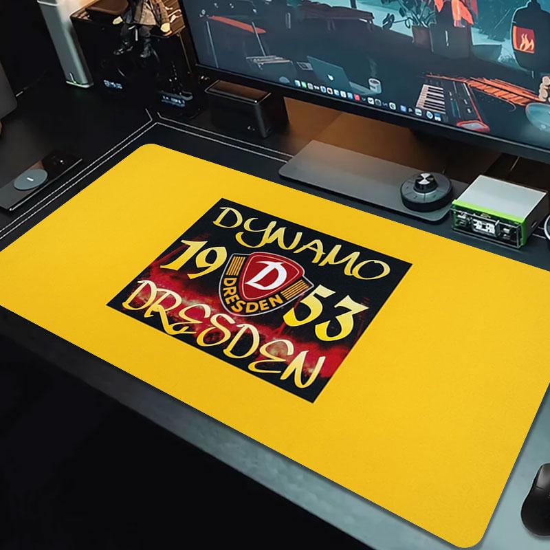 Dynamo Dresden Large Size Mouse Pad Large Gaming Table Cushion Non-slip Laptop Tablet Big Mousepad XXL Mat Mini PC Playmat With Lock edge
