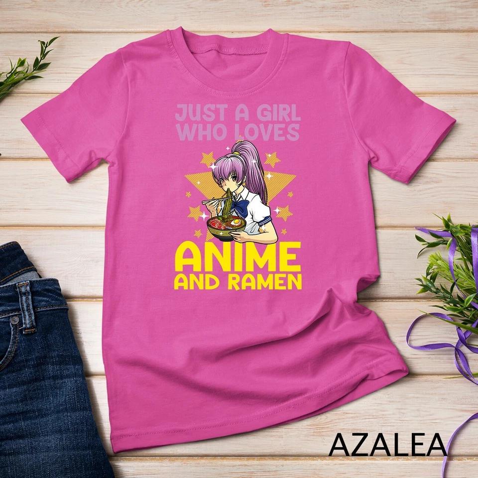 Anime Art For Women Teen Girl Anime Merch Ramen Anime Lover Unisex T-shirt 6 3XL