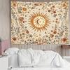 VIKAMA Vintage Sun and Moon Tapestry Bohemian Home Decor Perfect for Home Offices Serene Bedrooms and Cozy Living Rooms