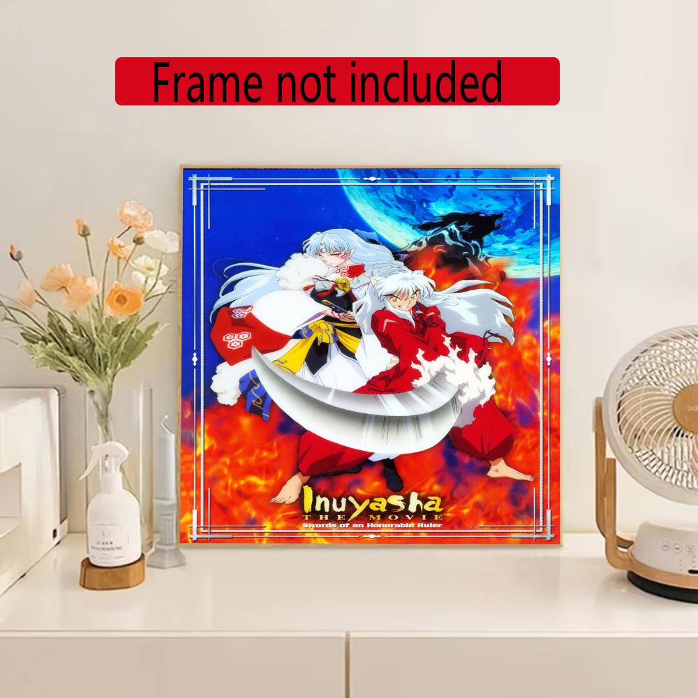 Inuyasha Diamond Painting Round Diamond Mosaic Rhinestones Diamond Embroidery Craft Kit Wall Decor Without Frame