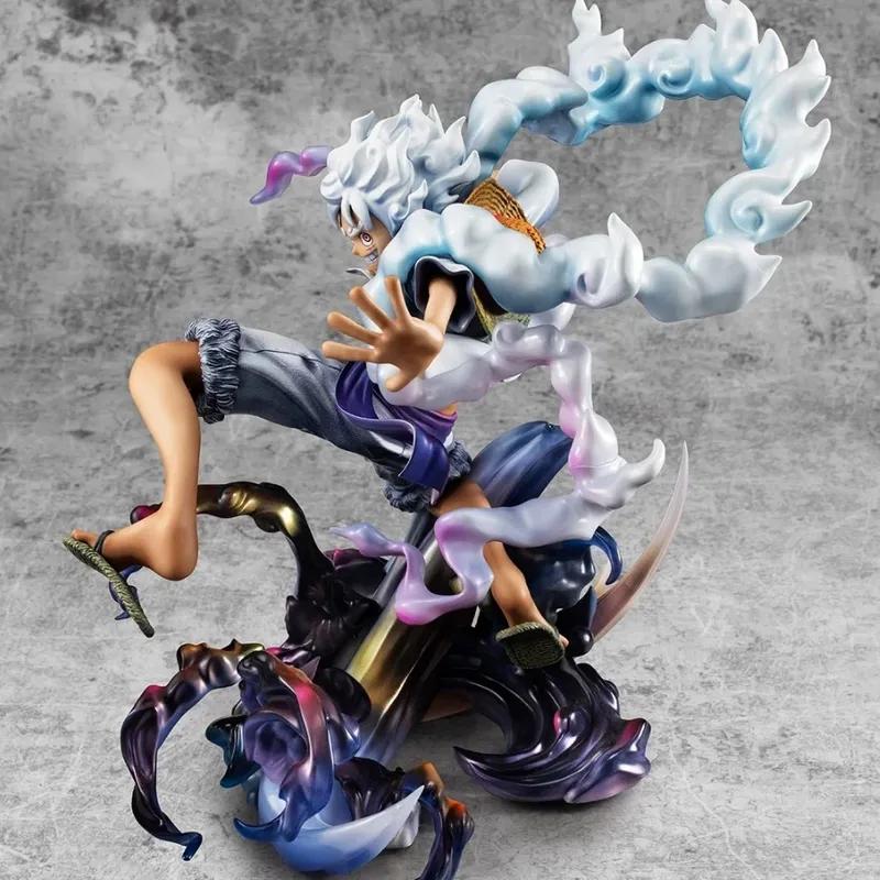 One Piece Lffy Anime Figure Gear 5 Luffy Action Figurine Sun God Nika Luffy Statue PVC Statue Model Doll Collection Toy Gifts
