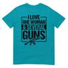 I Love One Unisex And Several Guns Funny Gun Owner Unisex Tshirt
