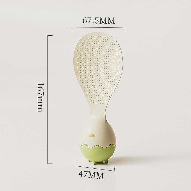 

Creative Eggshell Standing Rice Spoon, Household Rice Scoop, Non-Stick Rice, Stands Upright To Serve Rice In Rice Cooker. B