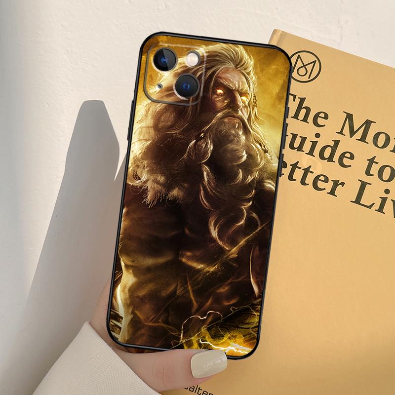 Zeus Phone Case For iPhone 11 12 13 14 Pro Max XS XR X 6 7 8 Plus 12 13 Mini SE 2020 Cover Shell