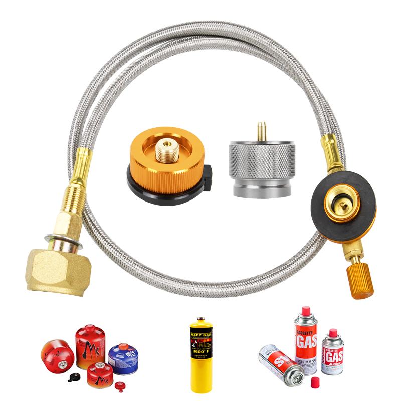Aragaz cu Gaz pentru Camping în Aer Liber Adaptor Reumplere Propan Butelie Plată GPL Adaptor Gaz Butan Accesorii Gaz Camping