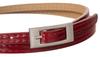 Women's PU belt narrow 0.9 cm BB-CV-11 RED 105