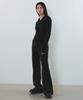 MUSINSA STANDARD WOMAN Women'S Velour Corduroy Flare Elastic Pants [Black]